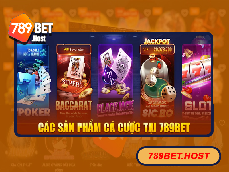 Đa dạng sản phẩm game bài 789Bet thú vị